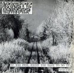 Acoustic Grinder : If You Feel Right You Have to Do It: Suicide